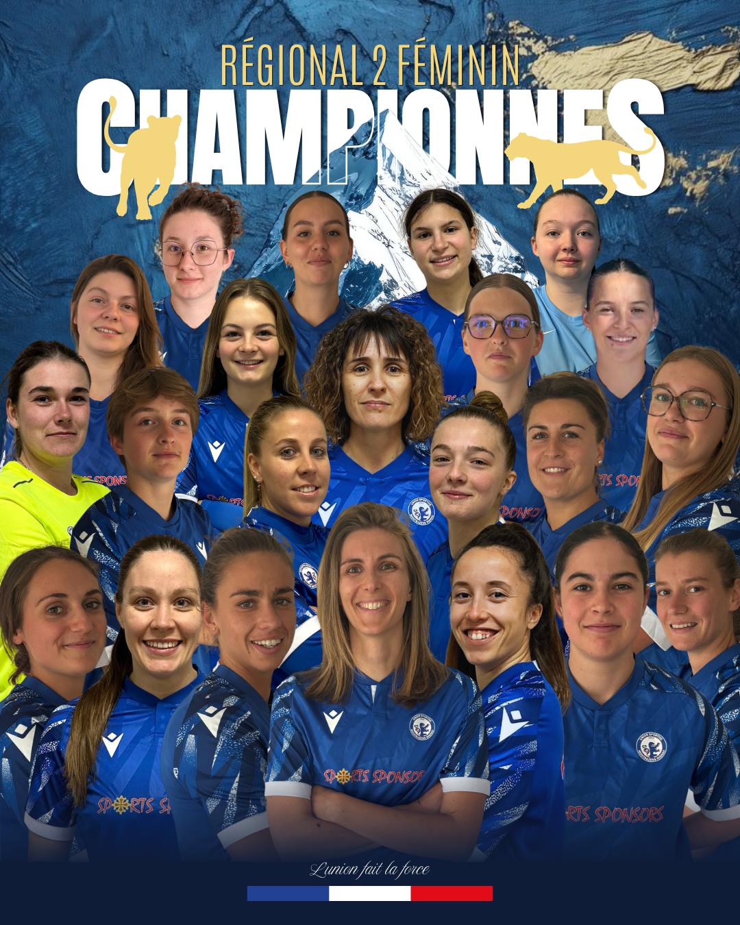 You are currently viewing CHAMPIONNES DE R2 ET UN PROJET U18 QUI PREND VIE : LE FOOT FÉMININ DE L&rsquo;USMR VOIT GRAND